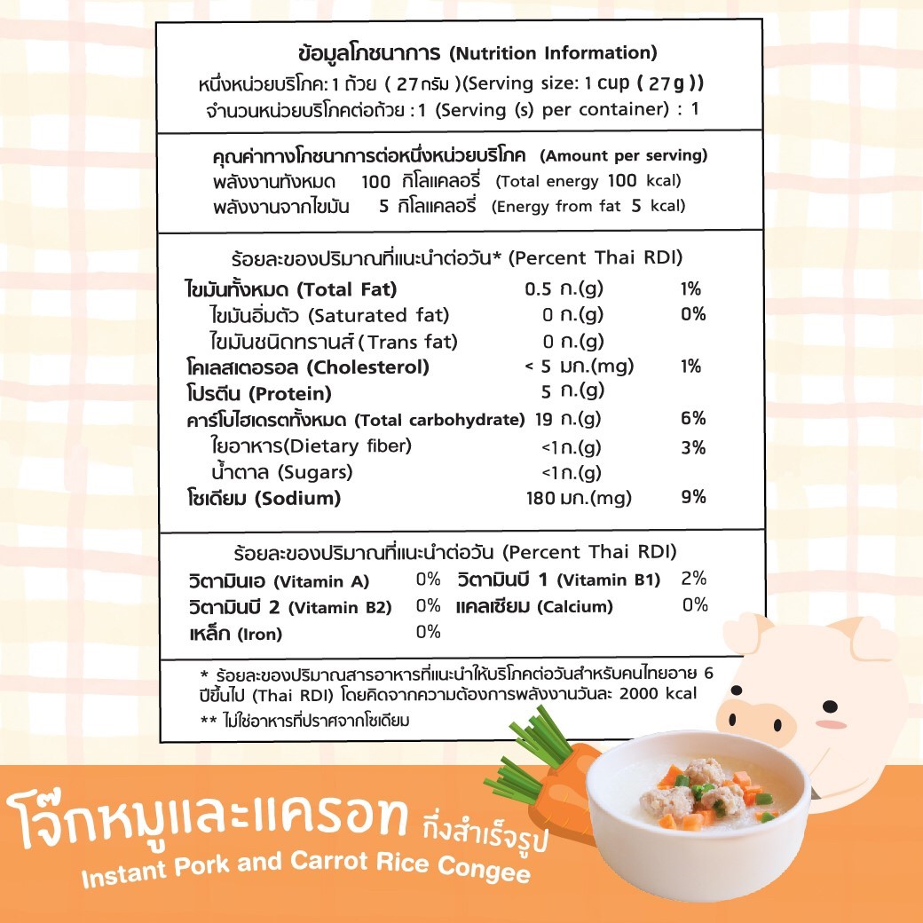 ส่วนประกอบโจ๊กหมู